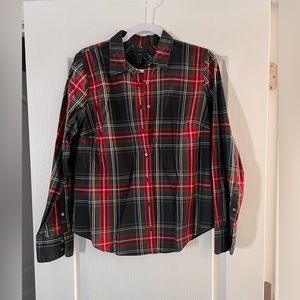 J. Crew plaid button up